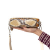 Vivienne Westwood Vegan Leather Crossbody Snakeskin Print Bag