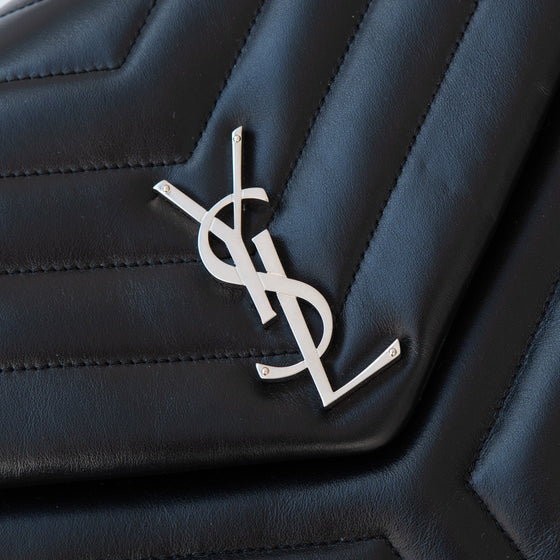 Saint Laurent Black Loulou Medium Bag