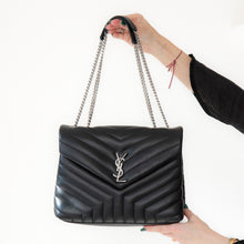  Saint Laurent Black Loulou Medium Bag
