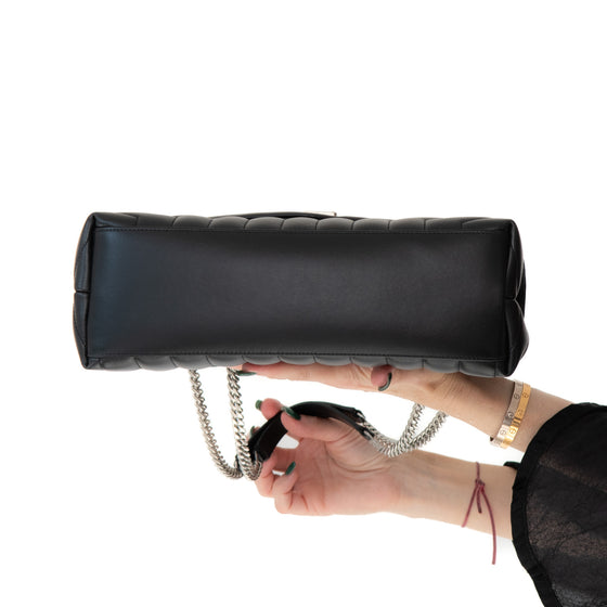 Saint Laurent Black Loulou Medium Bag