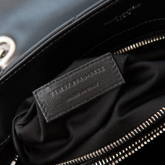Saint Laurent Black Loulou Medium Bag