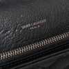 Saint Laurent Medium Black Monogram Matelasse College Bag