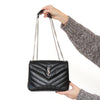 Yves Saint Laurent LouLou Small Black Leather Bag