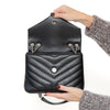 Yves Saint Laurent LouLou Small Black Leather Bag