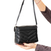Saint Laurent Toy Lou Lou Black Leather Shoulder Bag