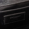 Saint Laurent Kate Black Mock Croc Monogram tassel bag