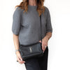 Saint Laurent Lou Tassel Black Soft Leather Camera Bag