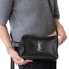 Saint Laurent Lou Tassel Black Soft Leather Camera Bag