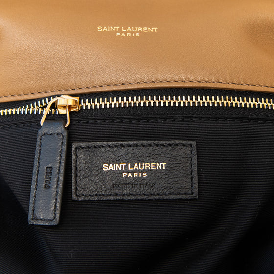 Saint Laurent LouLou Puffer Shearling Bag