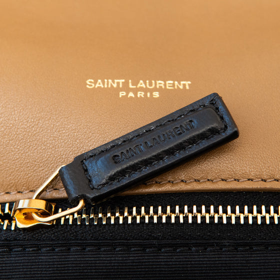 Saint Laurent LouLou Puffer Shearling Bag