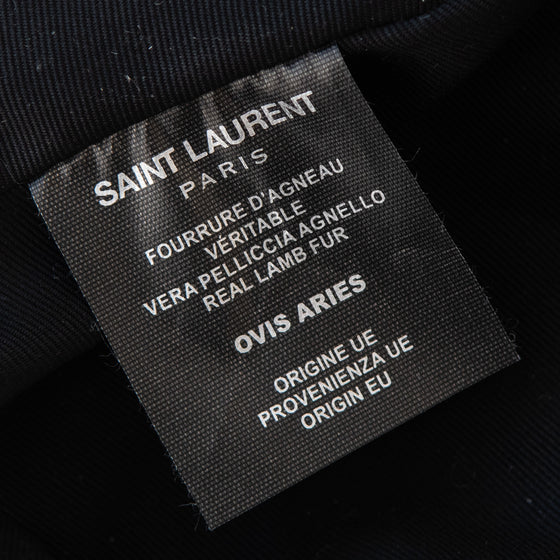 Saint Laurent LouLou Puffer Shearling Bag