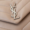 Saint Laurent Loulou  Beige Leather Shoulder Bag