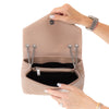 Saint Laurent Loulou  Beige Leather Shoulder Bag