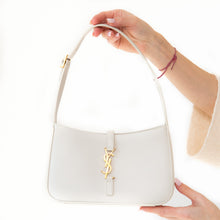  Saint Laurent Medium Off White Leather Le 5 a 7 Shoulder Bag