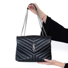  Saint Laurent Black Loulou Medium Bag