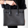 Saint Laurent Black Studded  Sac Du Jour Bag