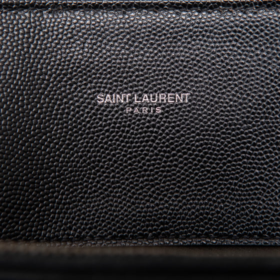 Saint Laurent Black Studded  Sac Du Jour Bag