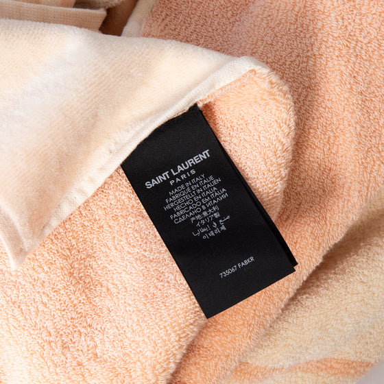 Saint Laurent Rive Gauche Cotton Towelling Tote Bag