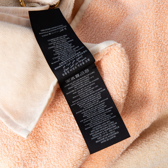 Saint Laurent Rive Gauche Cotton Towelling Tote Bag