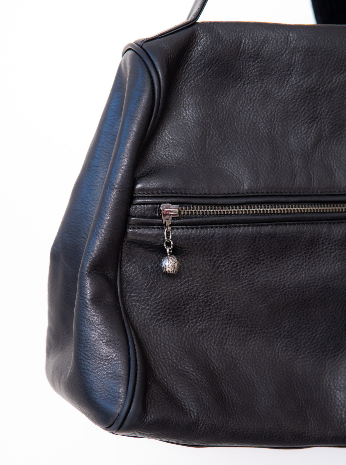 Erva Black Leather Bag - EVEYSPRELOVED