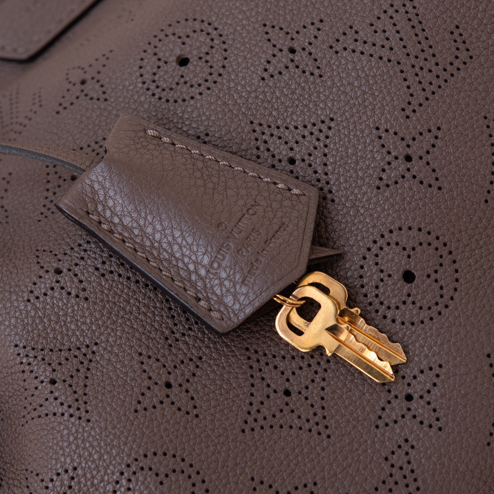 Louis Vuitton Stellar PM Mahina Mushroom Leather Bag - EVEYSPRELOVED