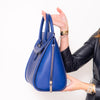 Alexander McQueen Cobalt Blue Leather Heroine Bag - EVEYSPRELOVED