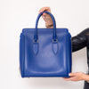 Alexander McQueen Cobalt Blue Leather Heroine Bag - EVEYSPRELOVED