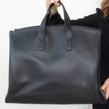  Dunhill Duke Weekender Leather Travel Bag in Black