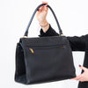 Celine Black Leather Trapeze Bag