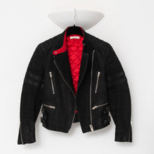  Celine Classic Black Biker Suede Jacket