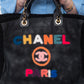 Chanel Coco Neige Deauville Shearling Tote Bag - EVEYSPRELOVED