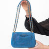 Chanel  Blue Denim Small Flap Bag