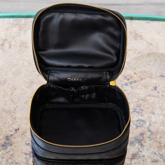 Chanel Vintage Black Vanity Case