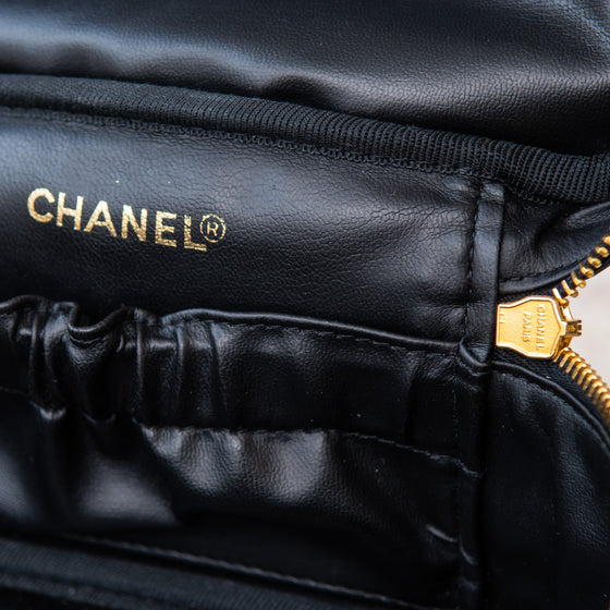 Chanel Vintage Black Vanity Case