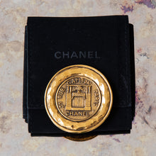  Chanel vergulde kleine oorringen CC-logo in hart