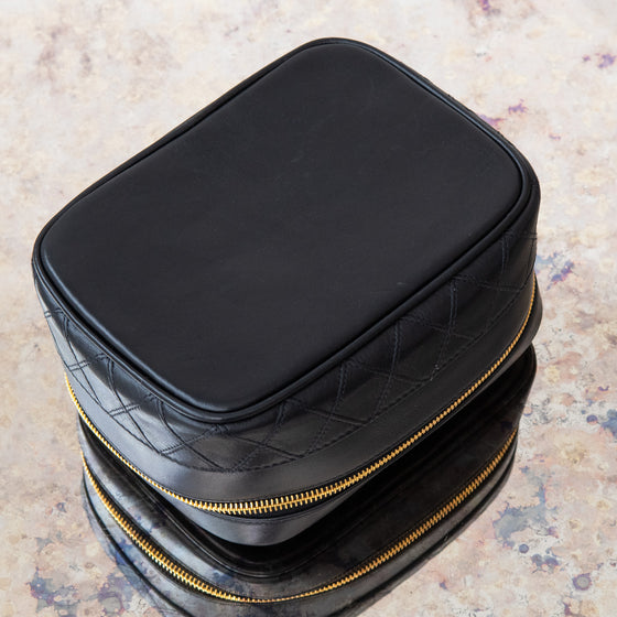 Chanel Vintage Black Vanity Case