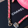 Chanel Pink Leather  Heart Belt  Bag