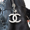 Chanel Medium Bowler Bag in Black Lamb Leather