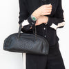 Chanel Medium Bowler Bag in Black Lamb Leather