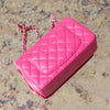 Chanel Pink Mini Rectangular  Flap Bag