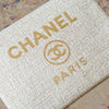 Chanel Cream Deauville Large Clutch Bag