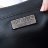 Chanel Black Large Reverso Aligator And Patent Boy Bag