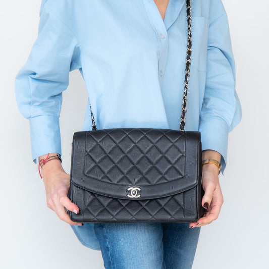 Chanel Black Large Diana Bag