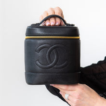  Chanel Black Caviar Timeless CC Vanity Bag