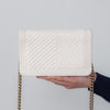 Chanel Off White Boy Wallet on Chain Bag