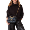 Chanel 19 Small Medium Black Goatskin Leather Flap Bag