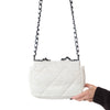 Chanel 19 Off White Small Medium Leather Flap Bag