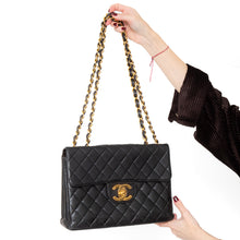  Chanel Vintage Black Single Flap Jumbo Bag
