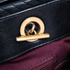 Chanel Black Micro Chevron Surpique Lambskin Leather Tote Bag