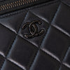 Chanel So Black Top Handle Vanity Case Bag